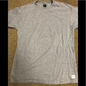 COPY - Huf blank tee heather grey Medium and large